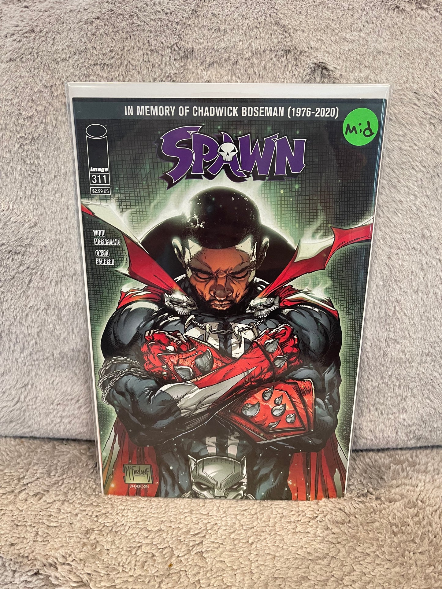 Spawn 311 Chadwick Bozeman Memorial Variant