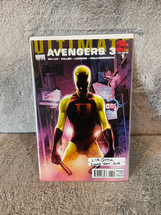 Ultimate Avengers 3 1 1:15 Land Variant