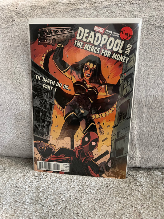 Deadpool and The Mercs For Money 9 Francavilla Variant (2017)