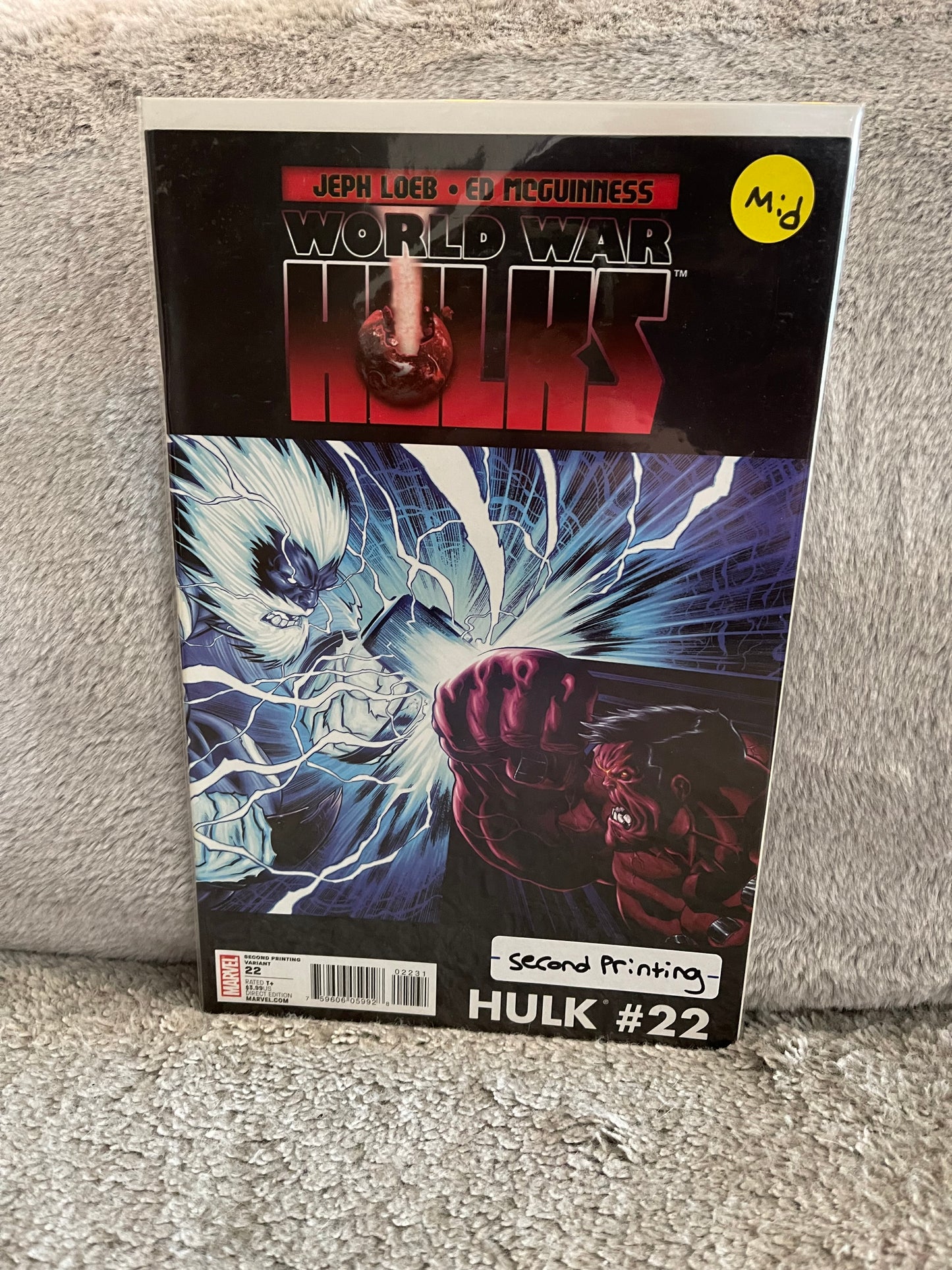 Hulk 22 Second Printing Variant (2010)