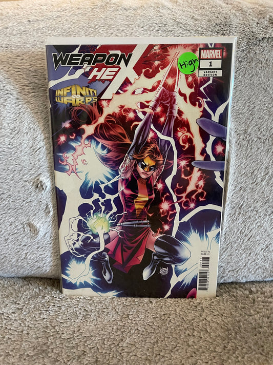 Infinity Warps Weapon Hex 1 Kubert Variant (2018)