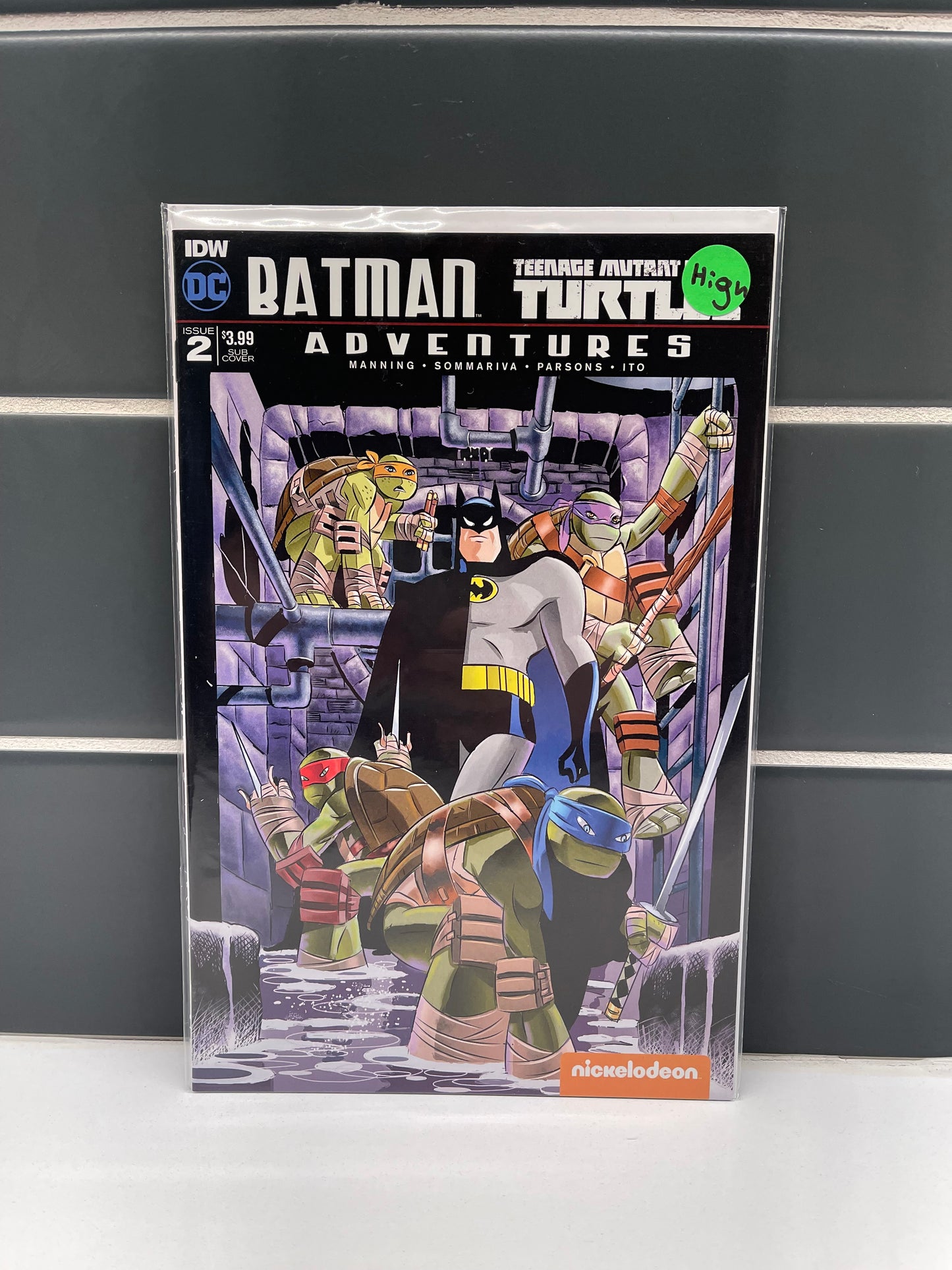 Batman Teenage Mutant Ninja Turtles Adventures 2 Sub Cover (2016)