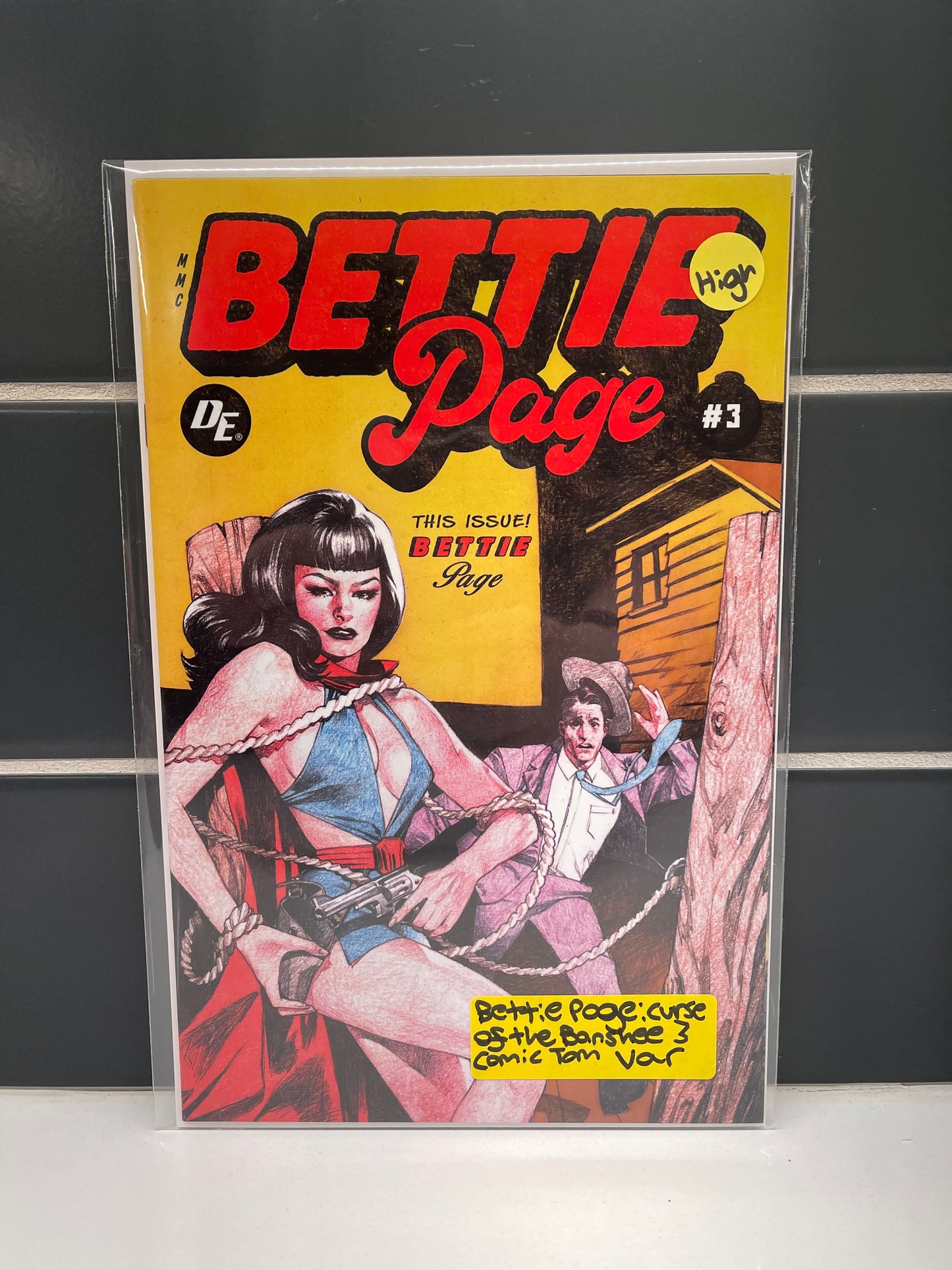 Bettie Page Curse of the Banshee 3 Comic Tom Variant (2021)