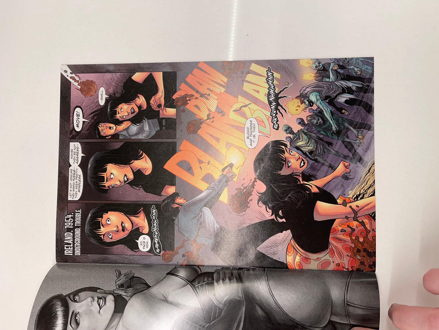 Bettie Page Curse of the Banshee 3 Comic Tom Variant (2021)