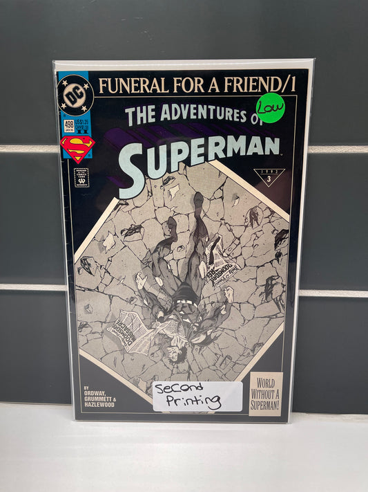 Adventures of Superman 498 Second Print Variant  (1993)