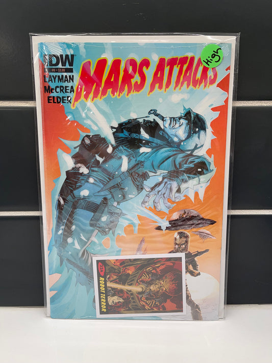 Mars Attacks 6 Sealed W/ Card (2012)