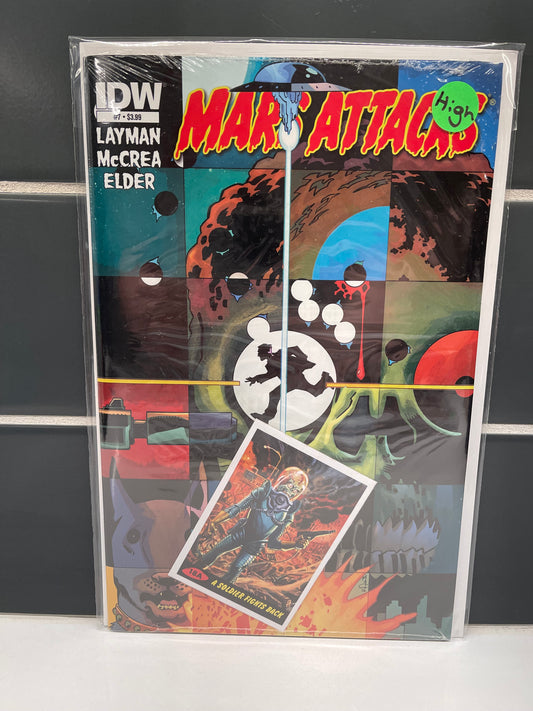 Mars Attacks 7 Sealed W/ Card (2013)