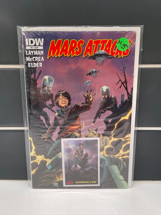 Mars Attacks 9 Sealed W/ Card (2013)