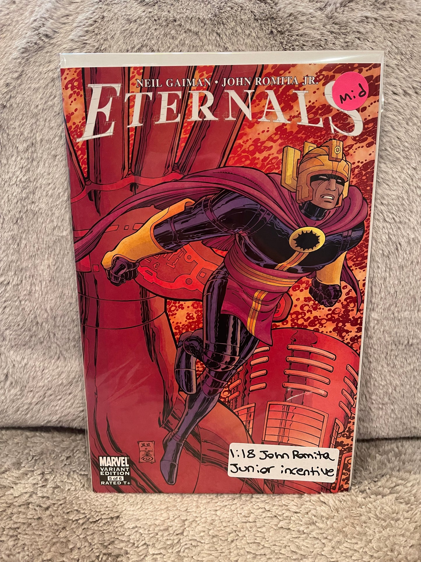 Eternals 5 John Romita JR 1:18 Variant (2006)