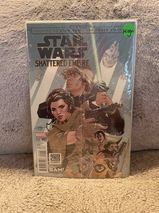 Journey to Star Wars The Force Awakens Shattered Empire 2nd & Charles / BAM Variant