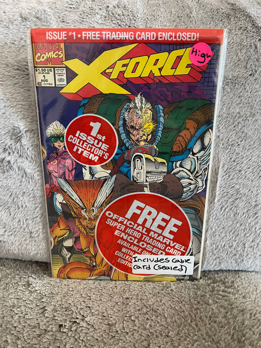 X-Force 1 Polybagged W/ Cable Card (1991)