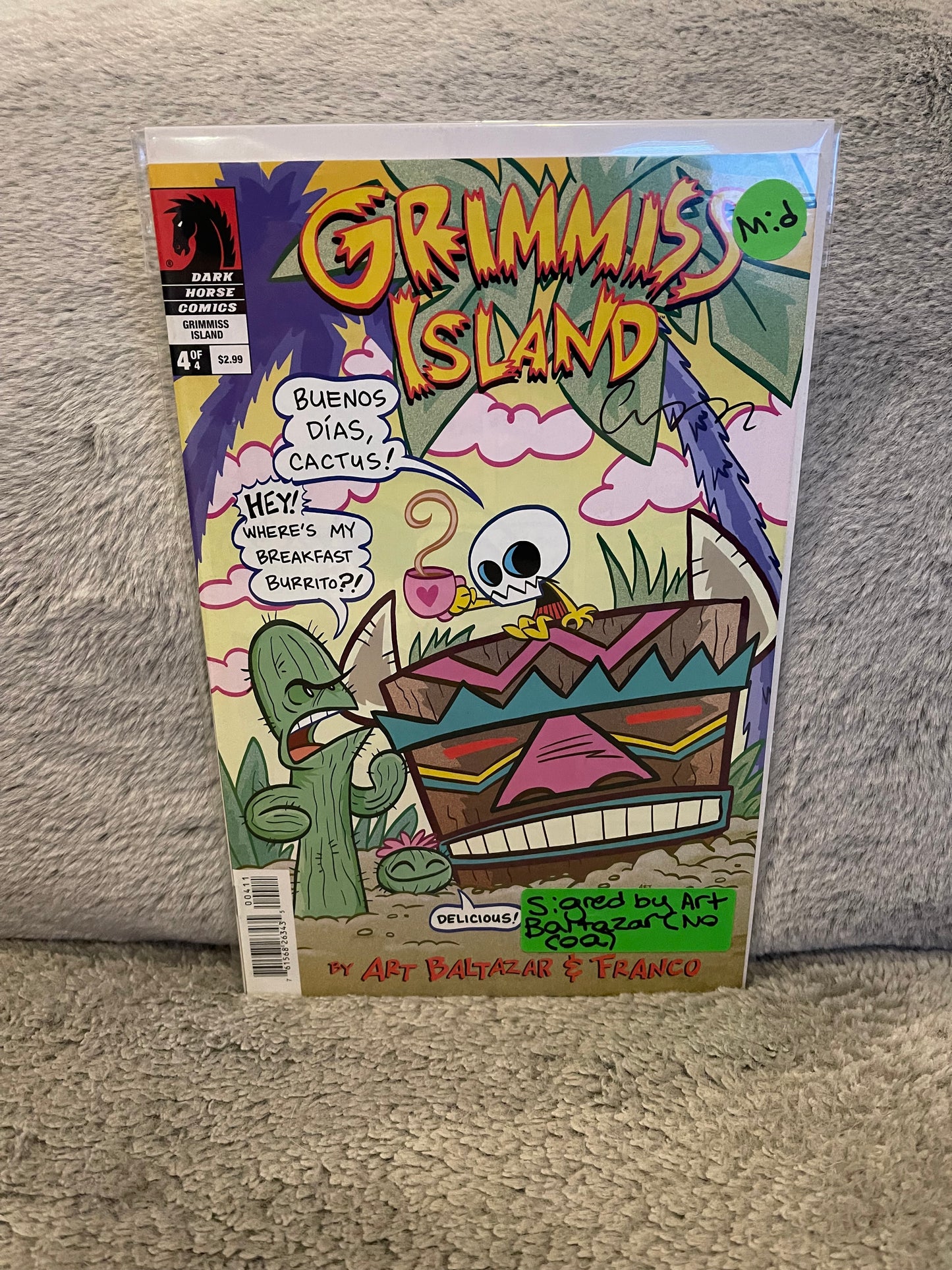 Grimmiss Island 4 Signed By Art Baltazar (No Coa) (2015)