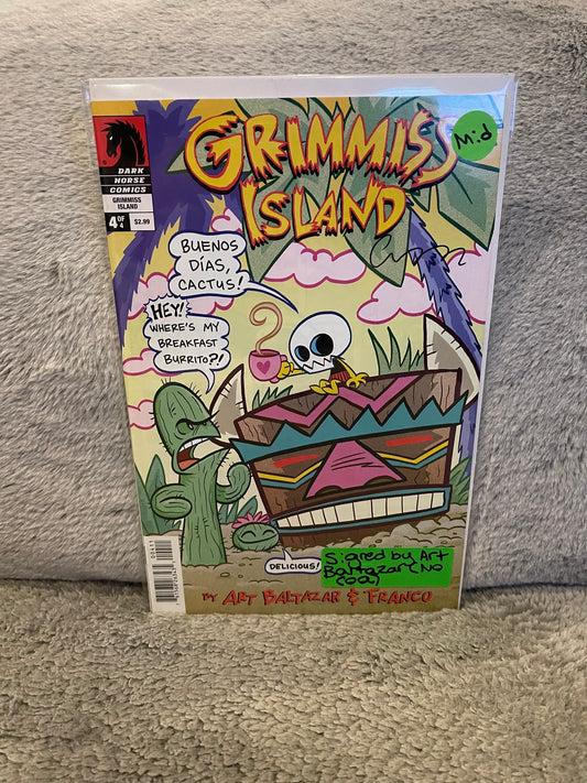 Grimmiss Island 4 Signed By Art Baltazar (No Coa) (2015)