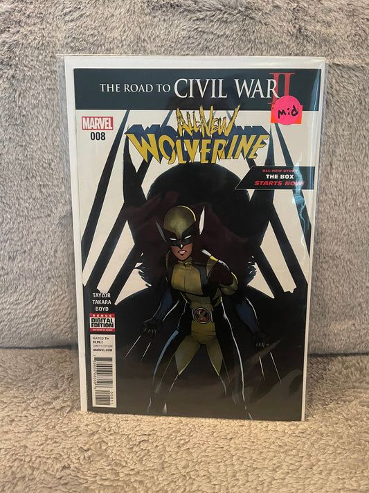 All New Wolverine 8 (Mid Grade)