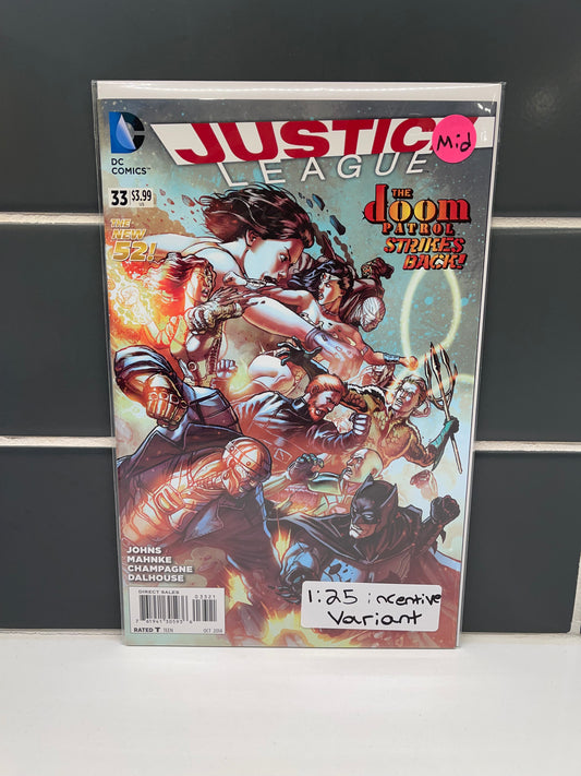 Justice League 33 1:25 Incentive Variant (2014)