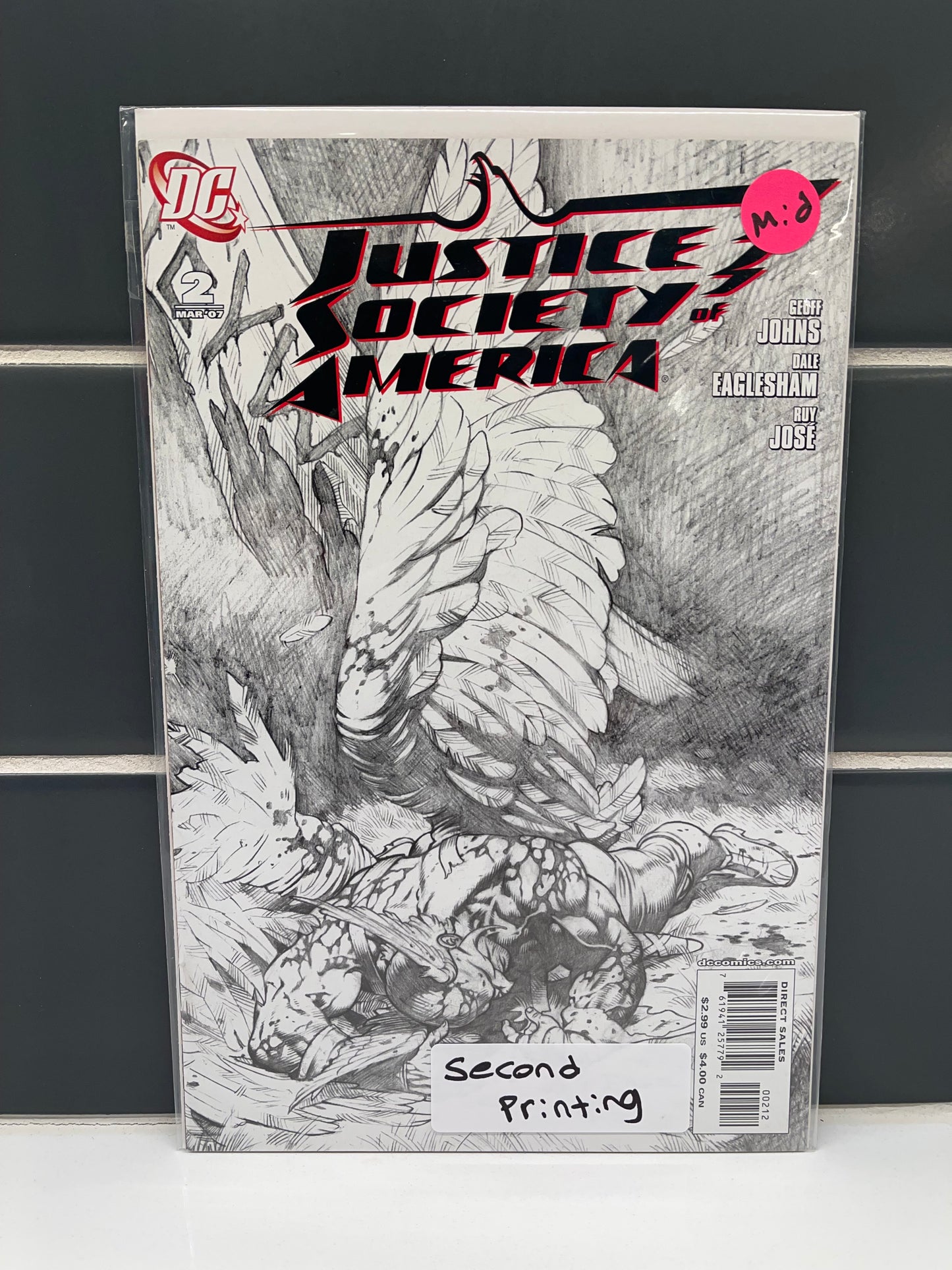 Justice Society Of America 2 Second Print Variant (2007)