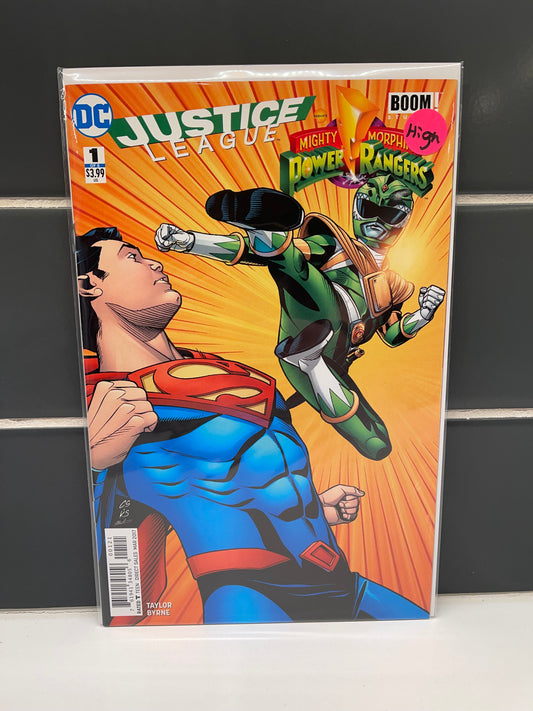 Justice League Power Rangers 1 Sprouse Variant (2017)