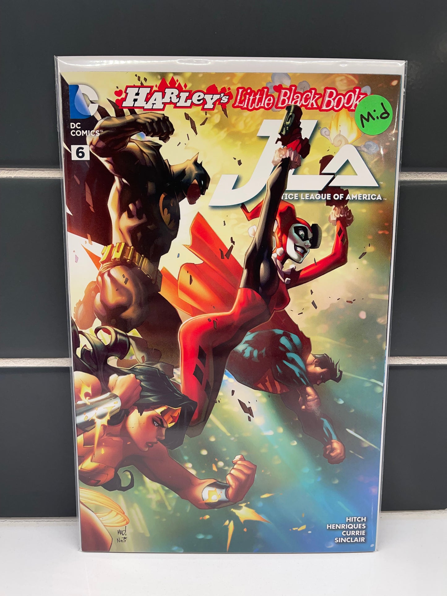 Justice League of America 6 Harley's Little Black Book Variant (2016)