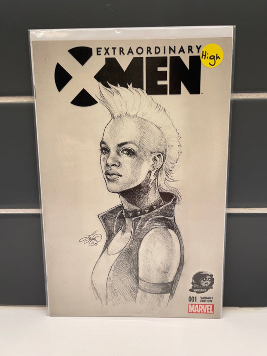 Extraordinary X-Men 1 Phantom Sketch Variant (2016)