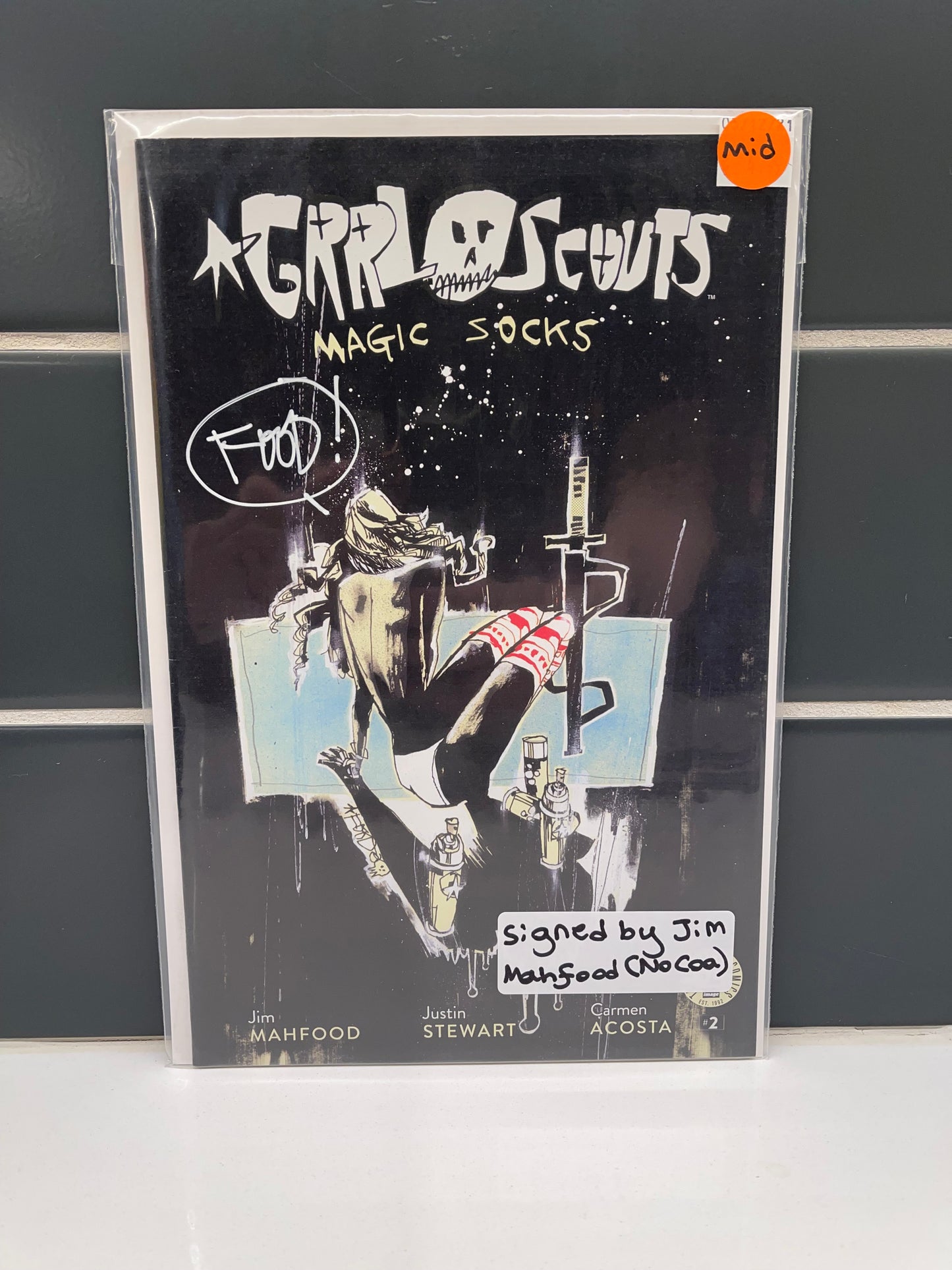 Grrl Scouts Magic Socks 2 Signed By Mahfood (2017)