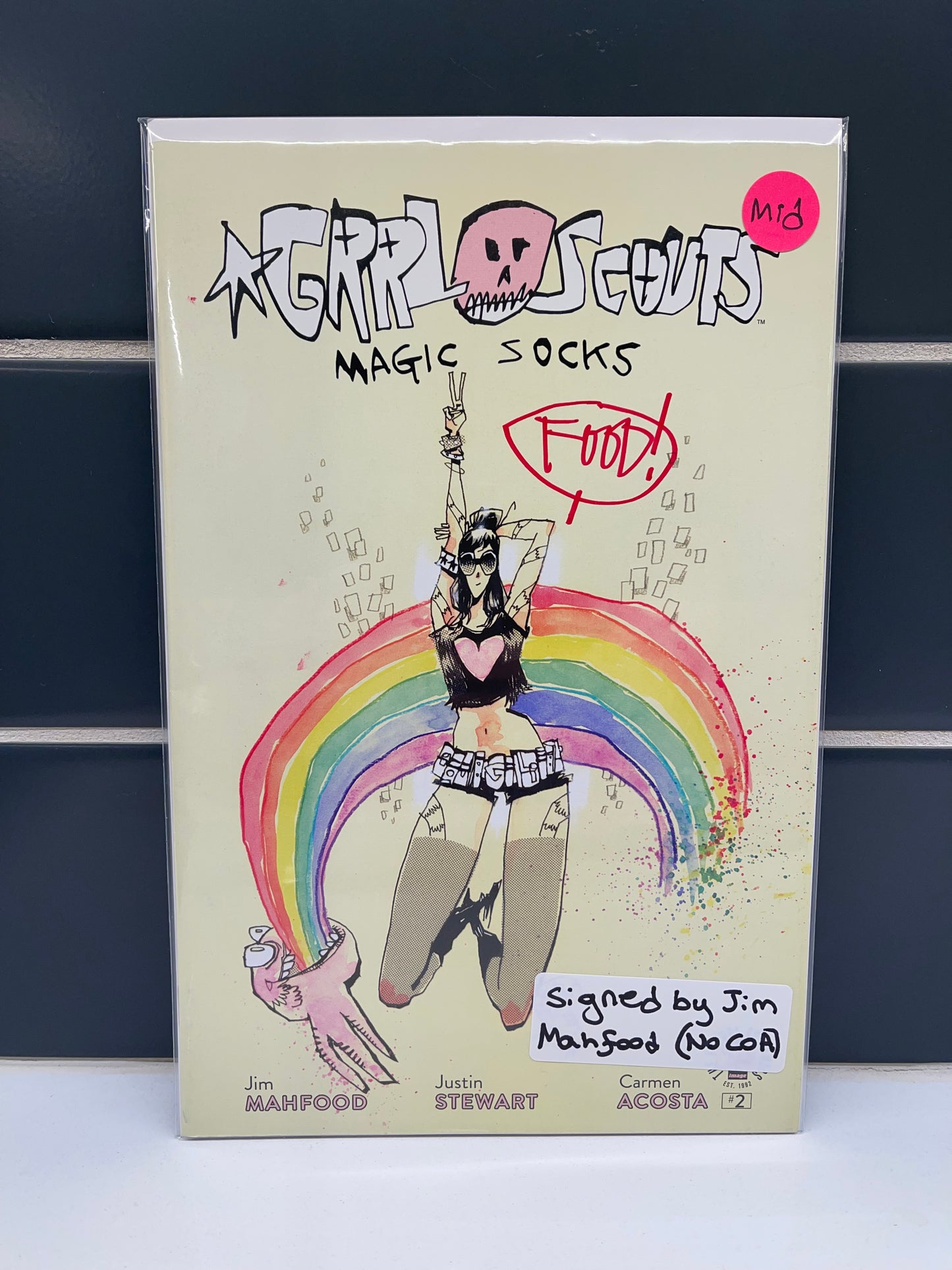 Grrl Scouts Magic Socks 2 Variant Signed By Mahfood (2017)