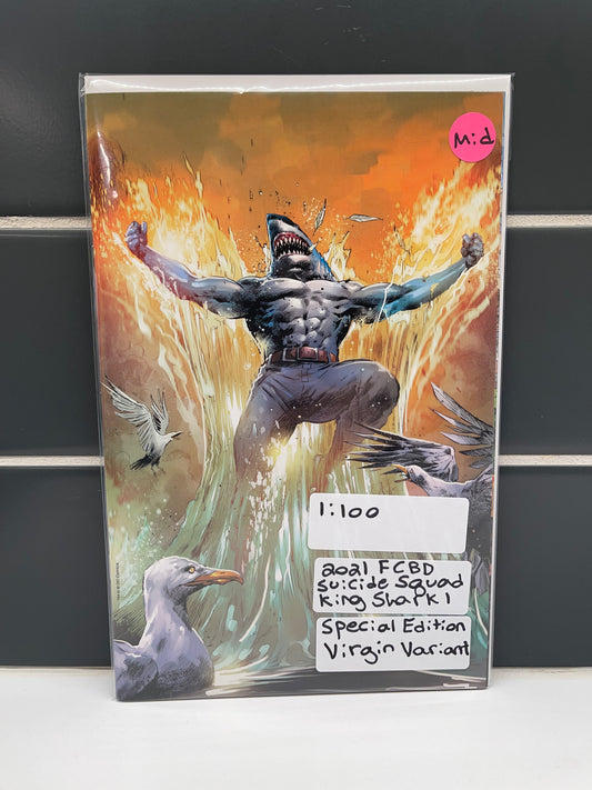 Suicide Squad King Shark Special Edition FCBD 2021 1:100 Incentive Virgin Variant (2021)