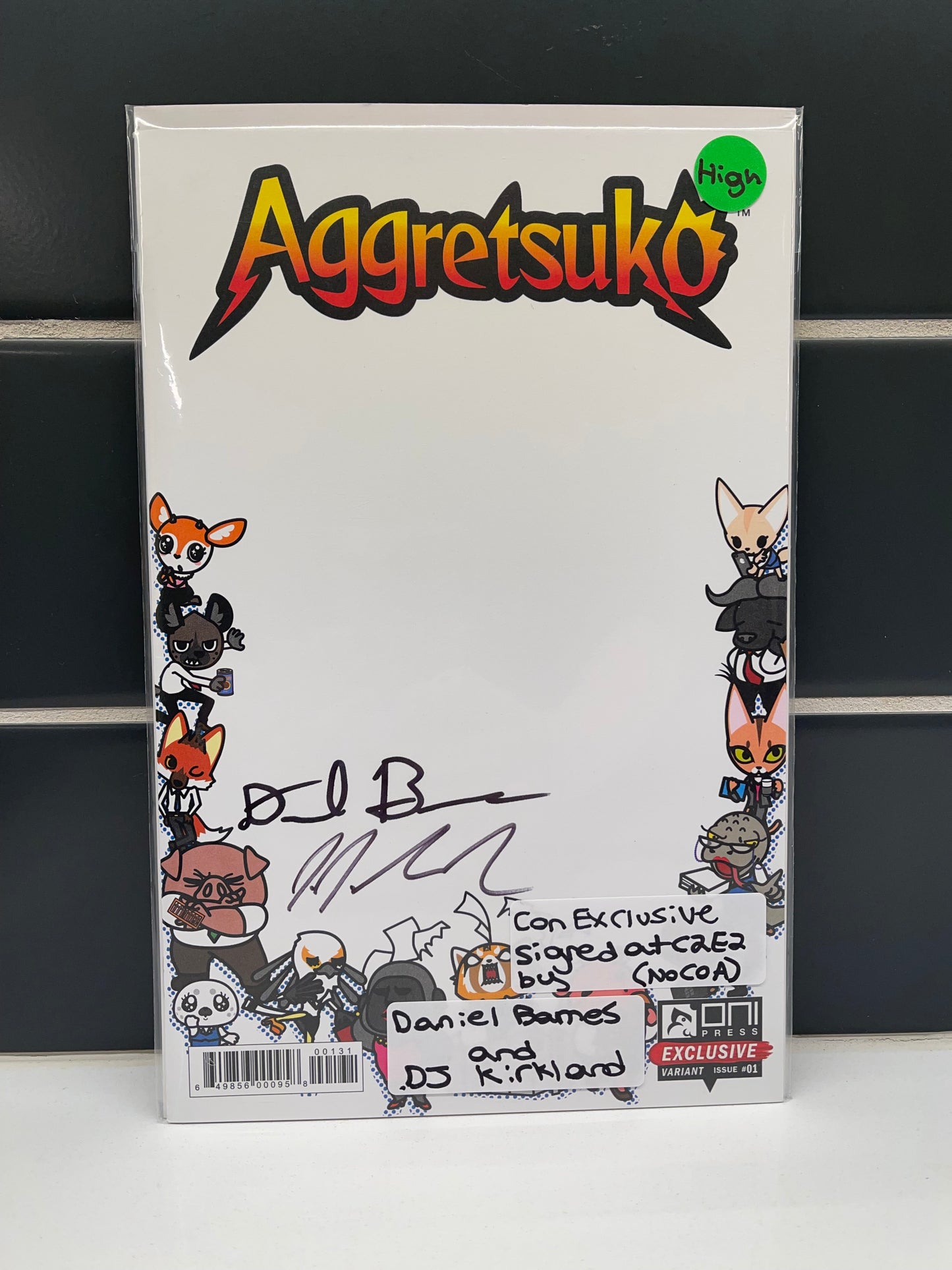 Aggretsuko 1 Convention Exclusive Sketch Variant Double Signed (2020)