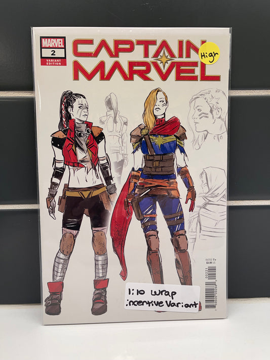 Captain Marvel 2 1:10 Wrap Incentive Variant (2019) *key*