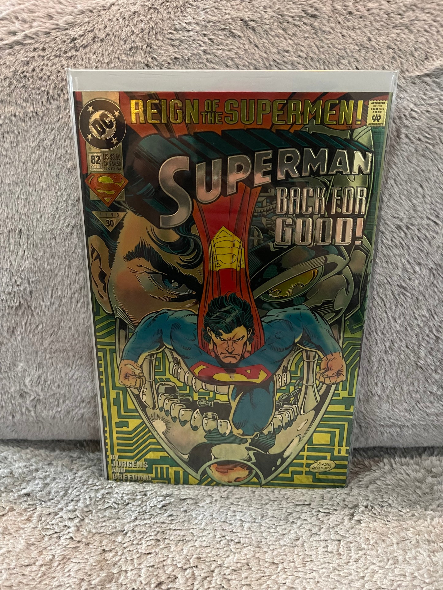 Superman 82 Foil Cover