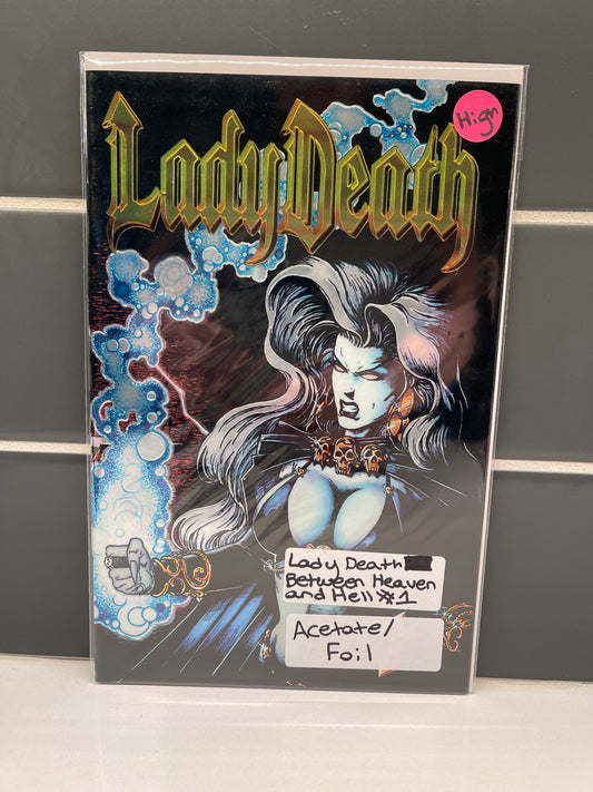 Lady Death Between Heaven and Hell 1 Chromium Cover (1995)