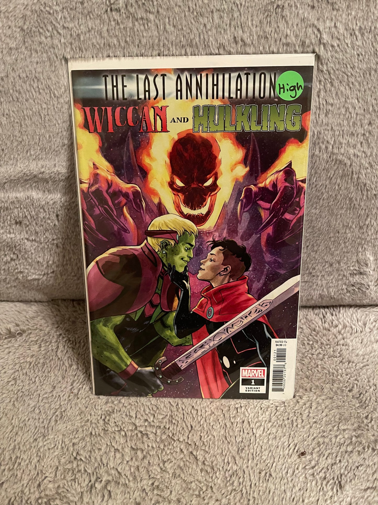 Last Annihilation Wiccan and Hulking 1 Variant