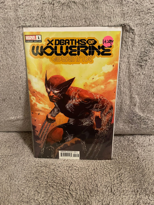 X Deaths of Wolverine 1 Parel Variant