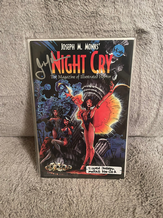 Night Cry 3 Signed By Joseph Monks