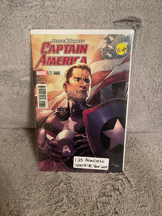 Steve Rogers Captain America 7 1:25 Anacleto Variant