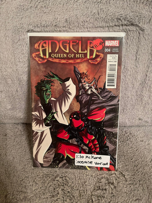 Angela Queen of Hel 4 1:10 McKone Variant